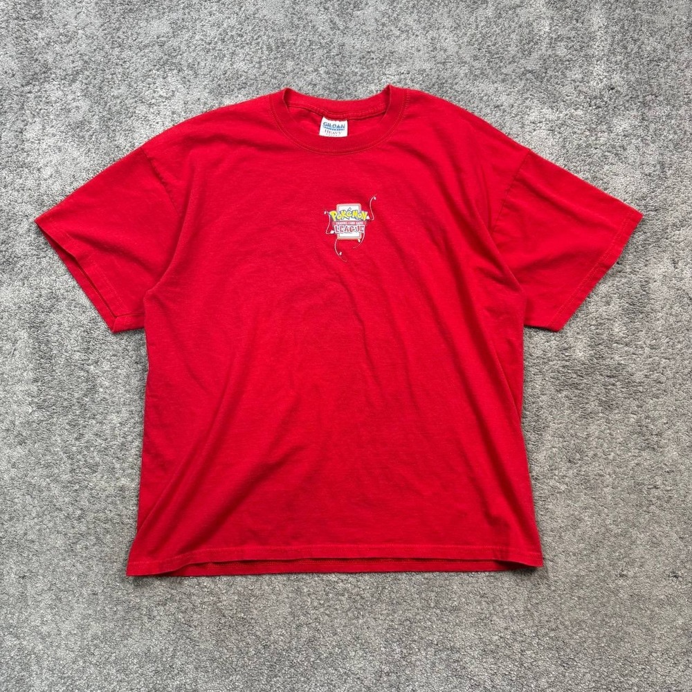 Pokemon Trading Card Game League Gym Leader Red Shirt XL Vintage 90s